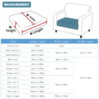 Adjustable Sofa Covers Jacquard Sofa Seat Cushion Cover Stretch Couch Cover L Shaped Sofa Slipcover For Living Room Home Decor 2
