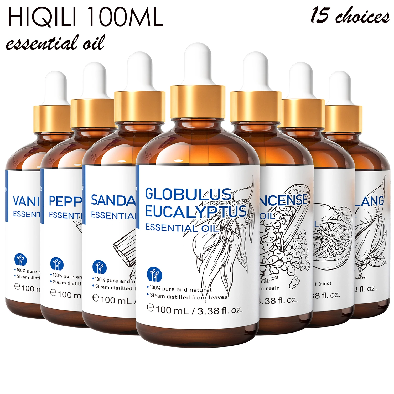 Pure Aromatics 100ml Essential Oil - Natural Extraction