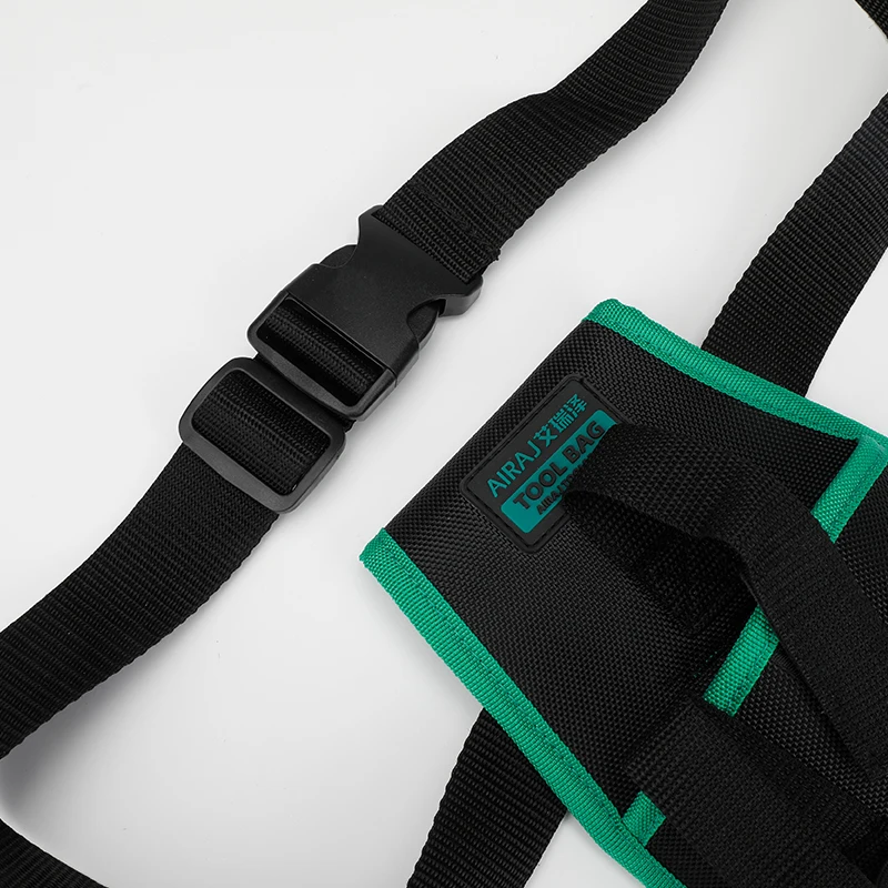 AIRAJ 6Inch Waist Pack Tactical Electrician Multifunctional Pocket Oxford Cloth Waist Kit  Wrench Screwdriver Repair Tool Bag 4