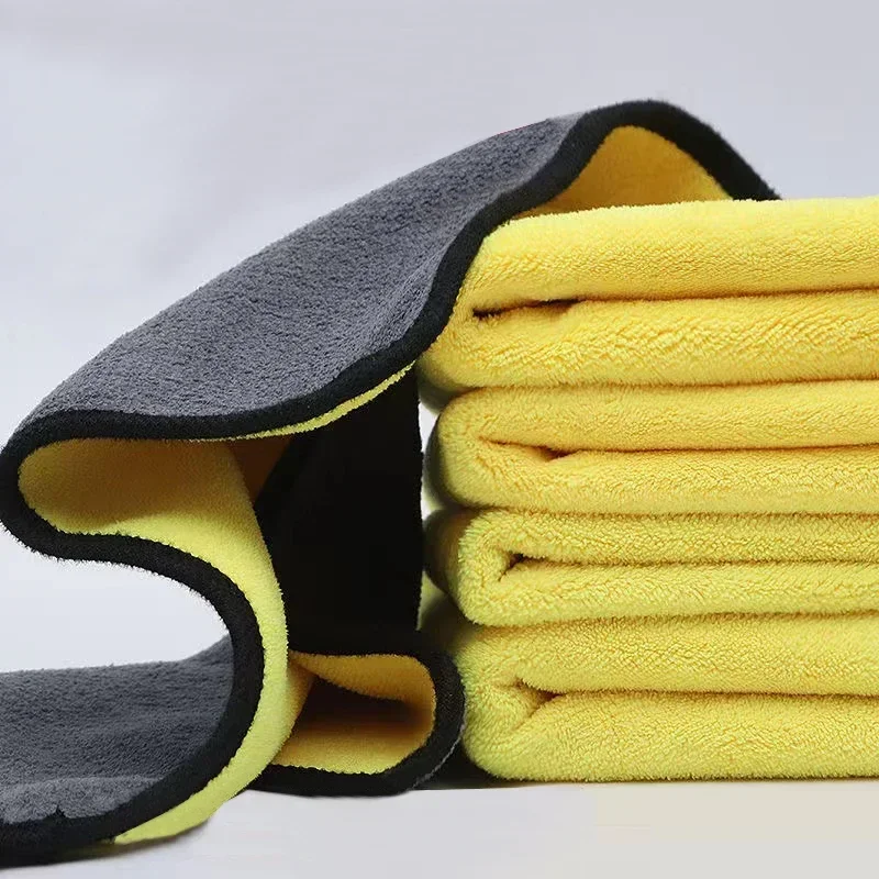 1/3/5Pcs Microfiber Towel Car Microfiber Wash Towel Microfiber Cleaning Cloth Car Wash Drying Towel Auto Detailing 30/40/60cm