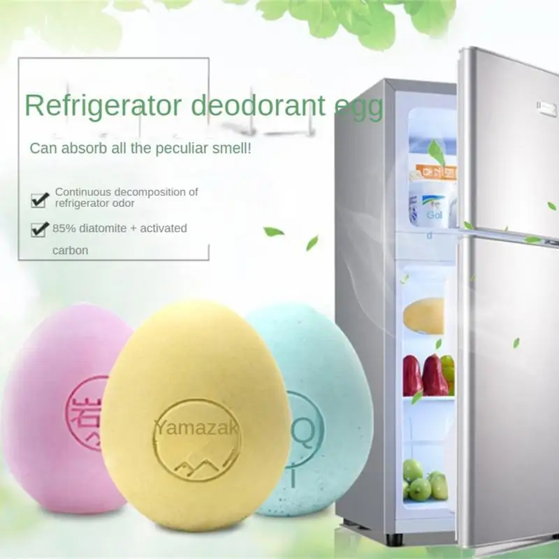 Refrigerator Deodorizing box Non-chemical Diatomite Deodorizer Odor Eliminator Air Purifier Fishy Musty Moisture Remover