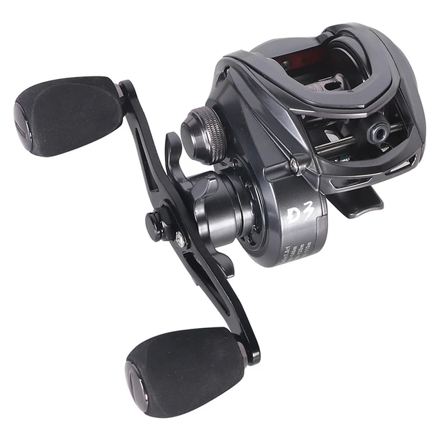 Fishing Reel Long-Range Drop Fishing Wheel 7.5:1 8+1 Saltwater Baitcasting  Reels Saltwater Fishing Gear Fishing Rods - AliExpress