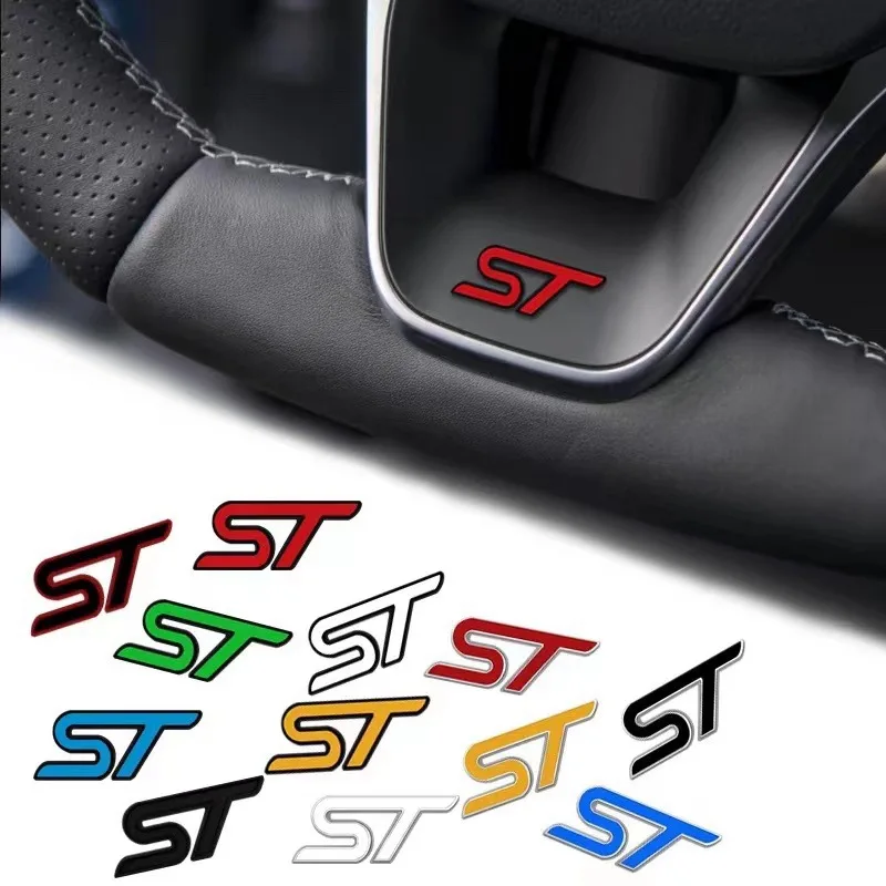 Premium 3D Metal Car Steering Wheel Emblem Badge Sticker