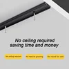 ST1 Series White Black Surface Ultra Thin Slim Magnetic Track Lamp Cell Light High Hardness Modern Flexible Fixture Living Home 3