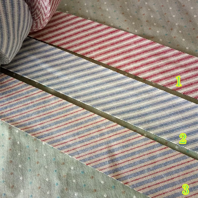4cm Streifen Garn Gefärbt Baumwolle Bias Bindung Bänder Band, Handarbeit Patchwork Baumwolle Stoff Trimmen Nähen Kleidung Rand Zubehör – Detail 3