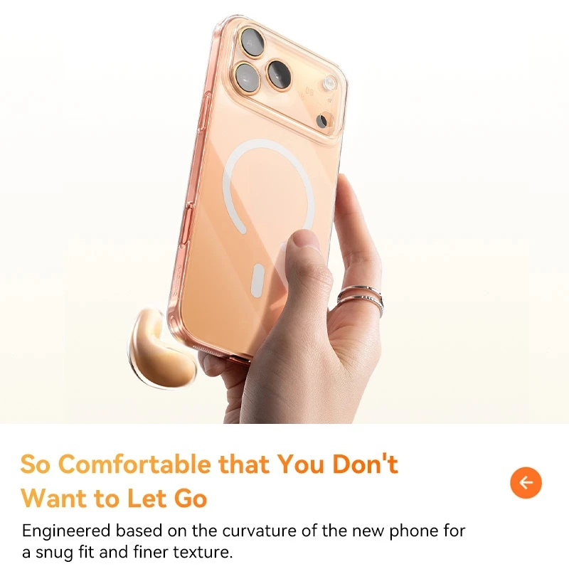 Baseus Magnetic Case for iPhone 17 16 15 Pro Max Case Wireless Charging Cover for iPhone 14 13 12 Pro Max Plus Air PC Phone Case