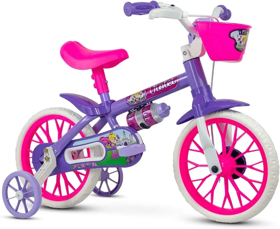 Infantil Aro 12 Violeta Menina Bicicleta