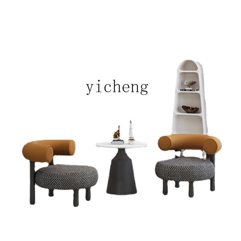 

Zc Single-Seat Sofa Chair Modern Minimalist Linen Bed & Breakfast Leisure Ancient Chinese Negotiation a Table with Two Chairs