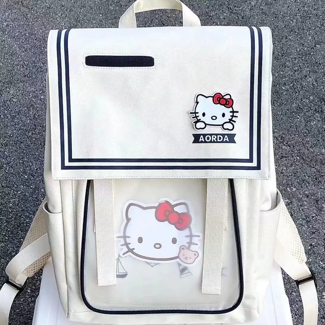 

Sanrio Hellokitty Backpack Female New Cute Niche Backpack Female Junior High School Student Printed Schoolbag