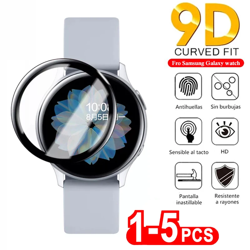 

Изогнутая мягкая защитная пленка 9D для Samsung Galaxy Watch 4 5 Pro 45 мм, полная защита экрана для Galaxy Watch Active 4 2 40 мм 44 мм