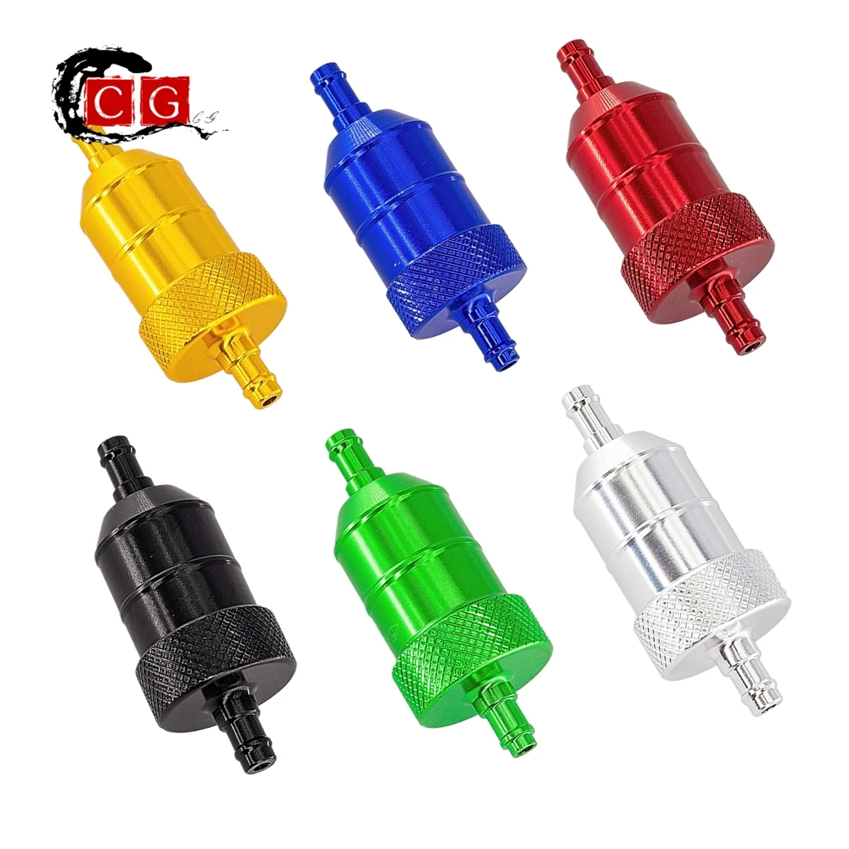 

6 Color 8mm Petrol Gas Fuel Filter Cleaner For Motorcycle Pit Dirt Bike ATV Quad Inline Oil Gas Fuel Filter