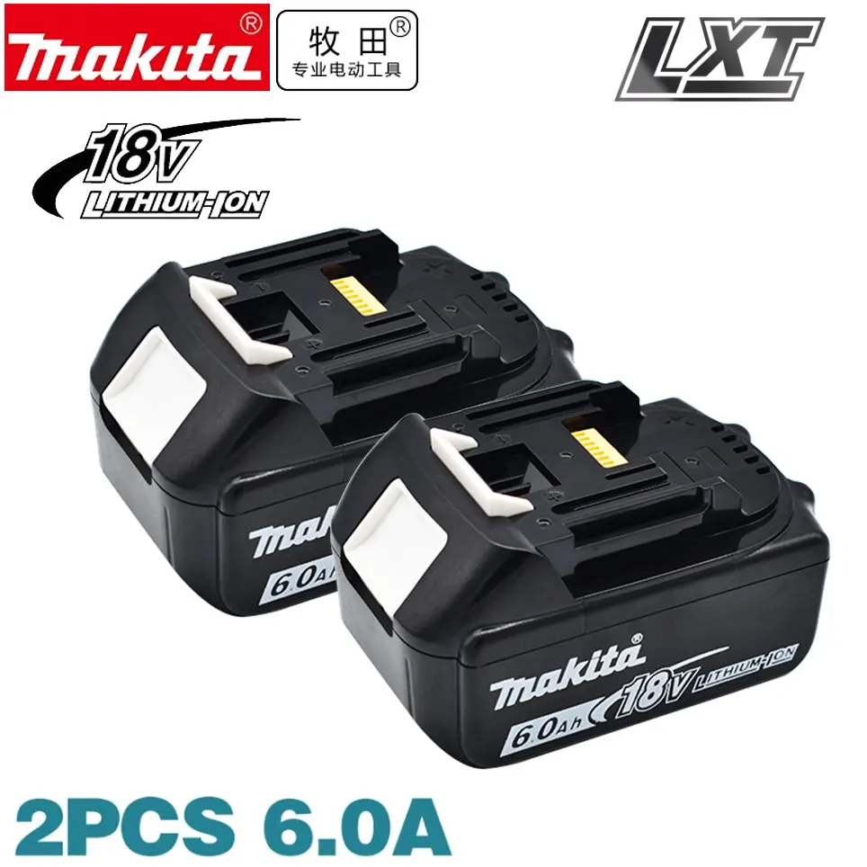 

100% Original Makita 6Ah/5Ah/3Ah for Makita 18V Battery BL1830B BL1850B BL1850 BL1840 BL1860 BL1815 Replacement Lithium Battery