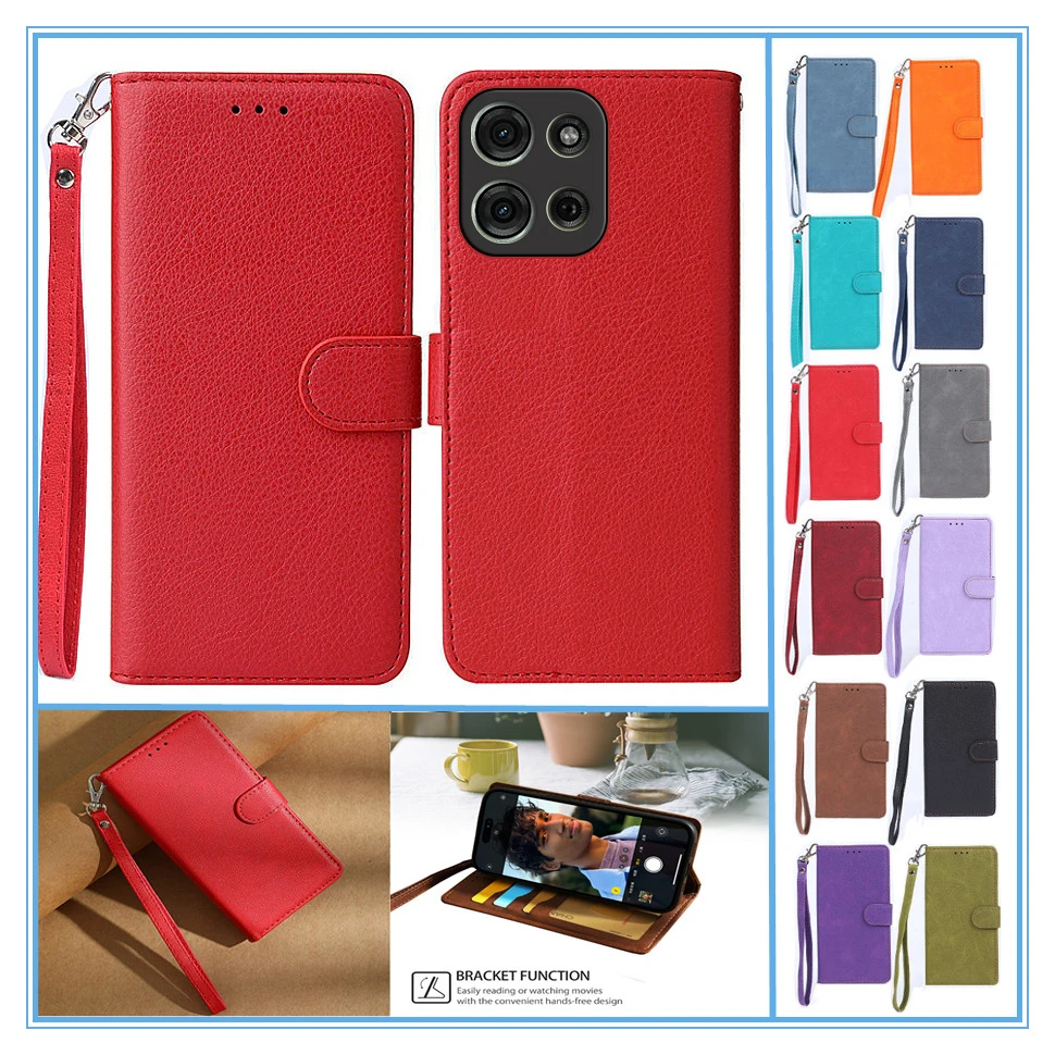 Sleek Wallet Flip Case for Motorola Phones - Stylish Protective Cover
