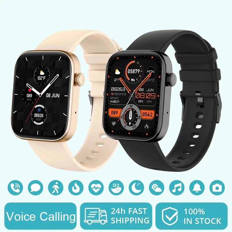 

Voice Calling Smartwatch Men Health Monitoring IP68 Waterproof Smart Notifications Voice Assistant Smart Watch Women