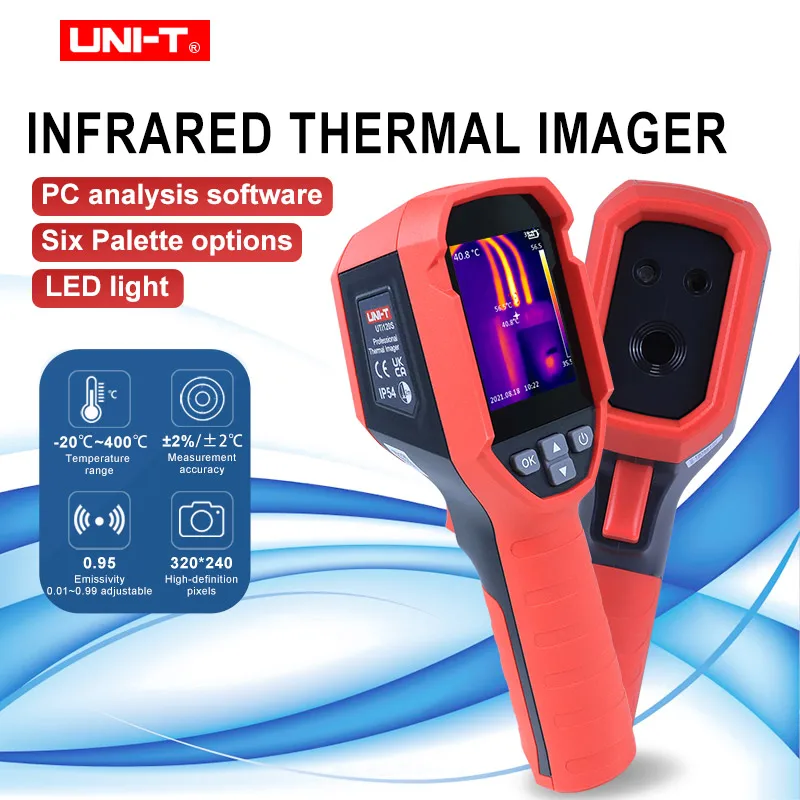 UNI T UTi120S Handheld Infrared Thermal Imager Camera Resolution 320 x
