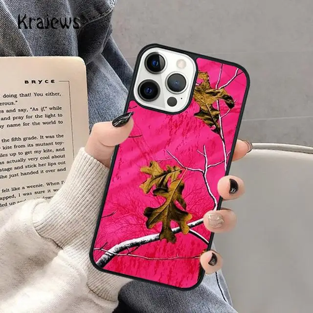 Deer Hunting Camo Soft Phone Case Cover - Premium Camouflage Design