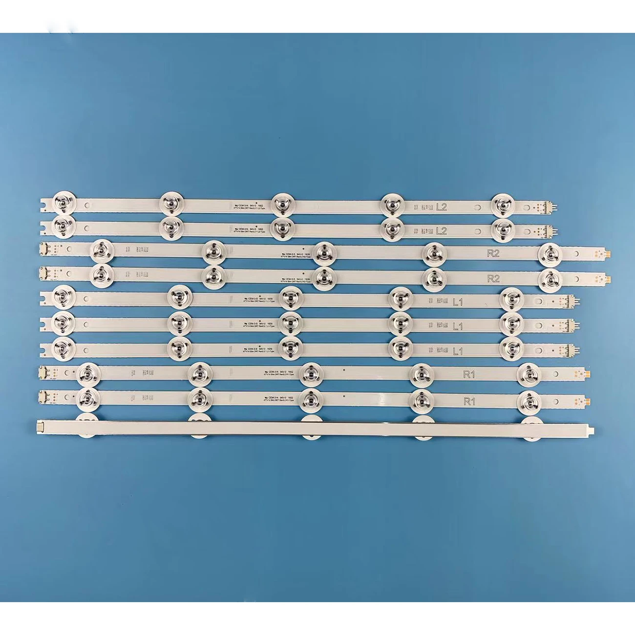 Tira Conduzida Luz de Fundo para Panasonic Tx47as650 Tx-47as740 Tx-47as650e Tx-47asm651 Tx-47as650b Tx-47as740e Tx-47as740b - Imagem 5