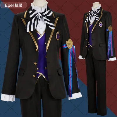 thumbnail image 1 of Twisted Wonderland Ruggie Bucchi Halloween JK Uniforme japonés COS Ropa Cosplay Disfraz personalizado fiesta de carnaval vestido de lujo, 1 of 5