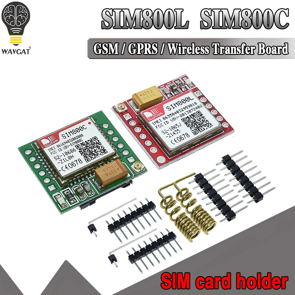Smallest-SIM800L-SIM800C-GPRS-GSM-Module-MicroSIM-Card-Core-BOard-Quad ...