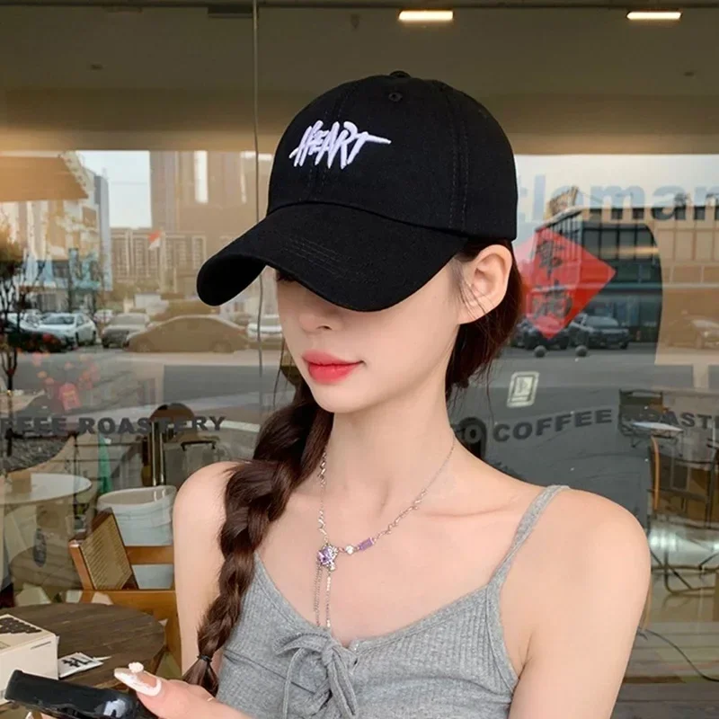 New Spring Summer Outdoor Sun Visor Hats JK Korean Embroidery Letter Baseball Hat For Women Snapback Hip Hop Dad Trucker Cap