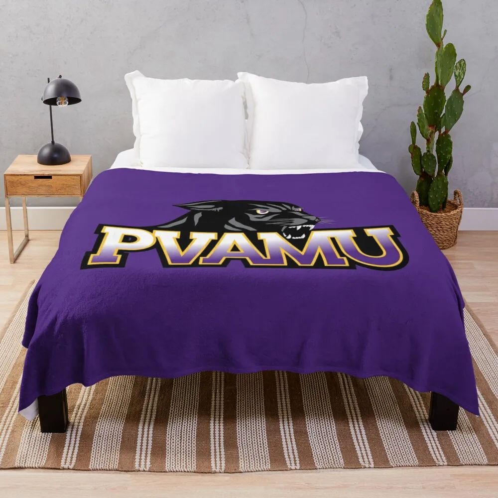 

Prairie View Panthers Throw Blanket Decorative Sofas Hairys Sofa Quilt Luxury Throw Blankets