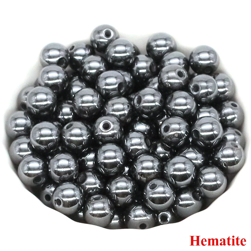 Cuentas de piedra natural, ojo de tigre, amatista, ágata de lava, jaspe, cuentas redondas sueltas para hacer joyas, pulseras, collares, accesorios