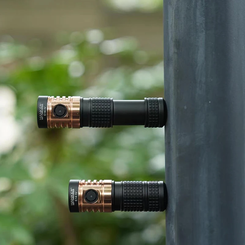 Manker-LED懐中電灯,e14 iv,4000lm,18350バッテリー,キャンプや狩猟用