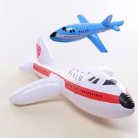 2Pcs Inflatable Airplane Float Airplane With Inflatable Tube Outdoor Fun Inflatable Toy DIY Classic Toy For Kid Birthday Gift 1