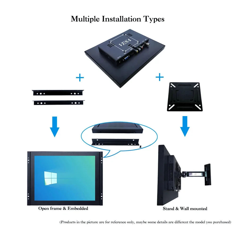 ZHIXIANDA     15 ġ 1024*768 Lcd 10 Ʈ ġ ũ ÷ VGA HDMI Ե VESA Ʈ 