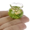 1:12 Miniature Model Mini Fish Tank Bowl Simulation Aquarium Scene Model For Home Desktop Ornament Dollhouse Toys Decoration 4