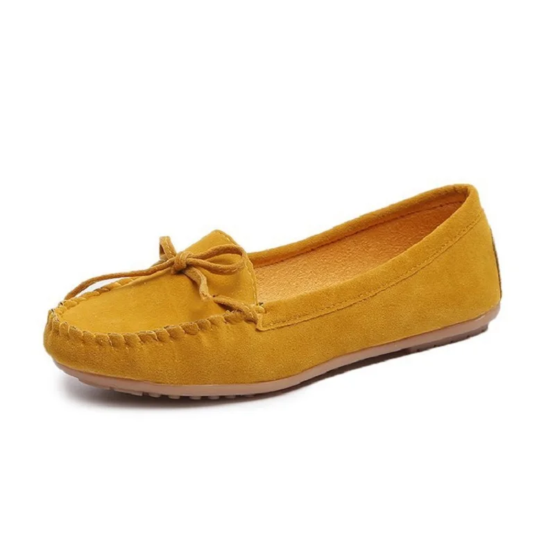 Woman Ballet Shoes Casual Lofers Women's Flat Shoes Ladies Elegant Butterfly-Knot Comfortable Women Soft Classic Office Shoes