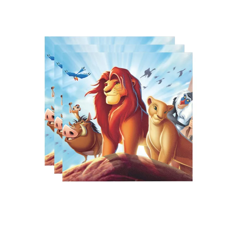 Lion King Simba Birthday Party Decorations Included Balloon Banner Tablecloth Paper Cups and Plates Napkins For Kid Baby Shower birthday party supplies