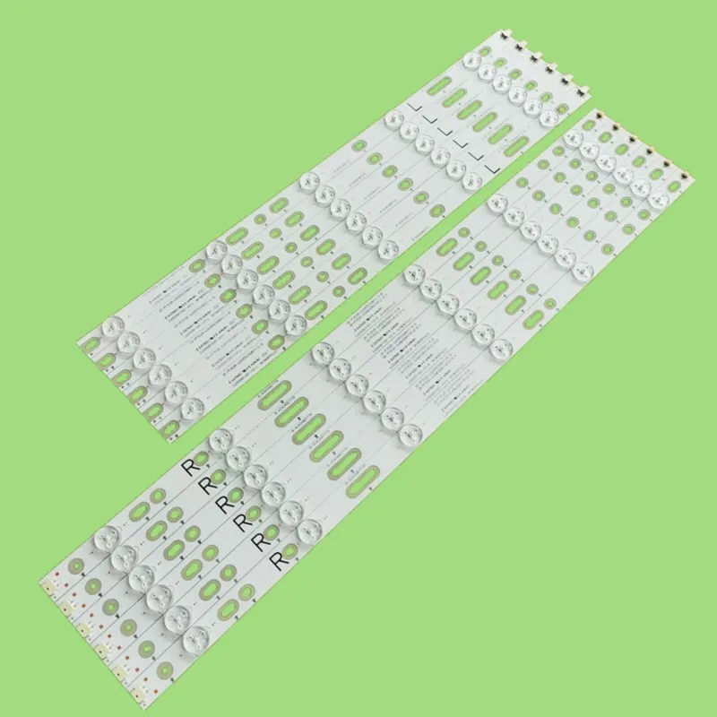 1set=12pcs LED Backlight Strip For 49PUT4900 49PFS5301 49PUF6701 EVTLBM490E0601-AK 3 R EVTLBM490E0501-AJ 01N27 01N28 LBM490E0601