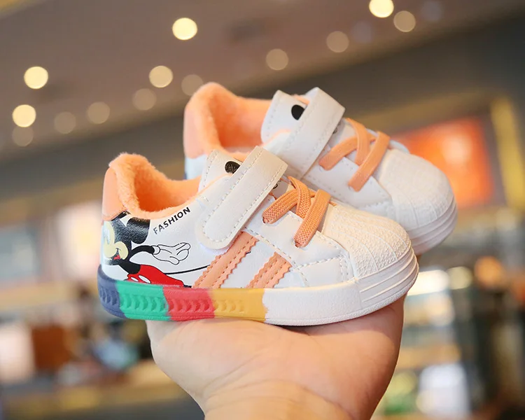 Description Picture 5 of itemIconic Brand Cartoon Mickey Children Shoes For Boys Girls Sport Sneakers Kids Leisure Autumn Casual Shoes Breathable Running Toddler