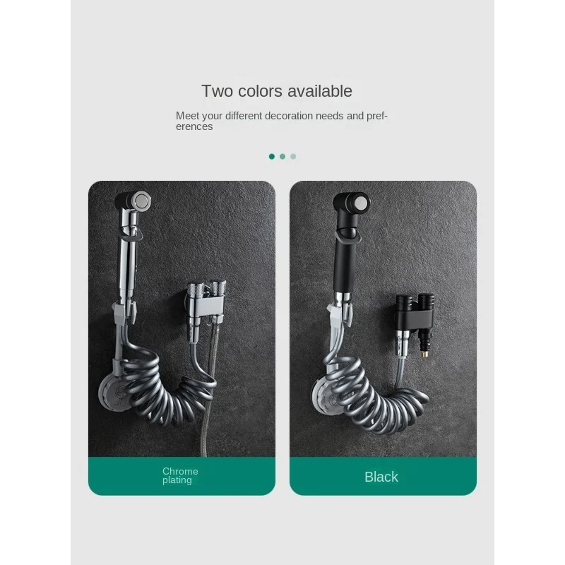 Description Picture 5 of itemToilet spray gun pressurized toilet faucet significant other women washer flusher nozzle toilet artifact high pressure water gun