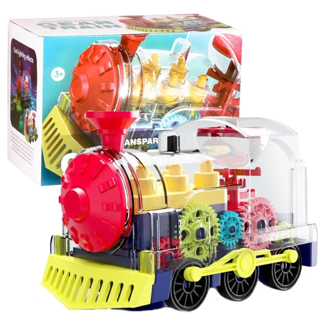 Brinquedo De Criança Com Luz Som E Movimento Trem Locomotiva