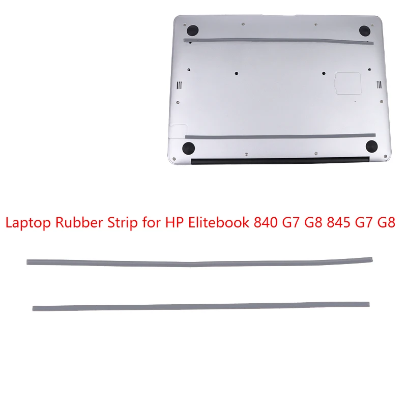 

1/2Pcs Laptop Rubber Strip For HP Elitebook 840 G7 G8 845 G7 G8 Bottom Case Foot Pad Surface Laptop Rubber Feet Strips