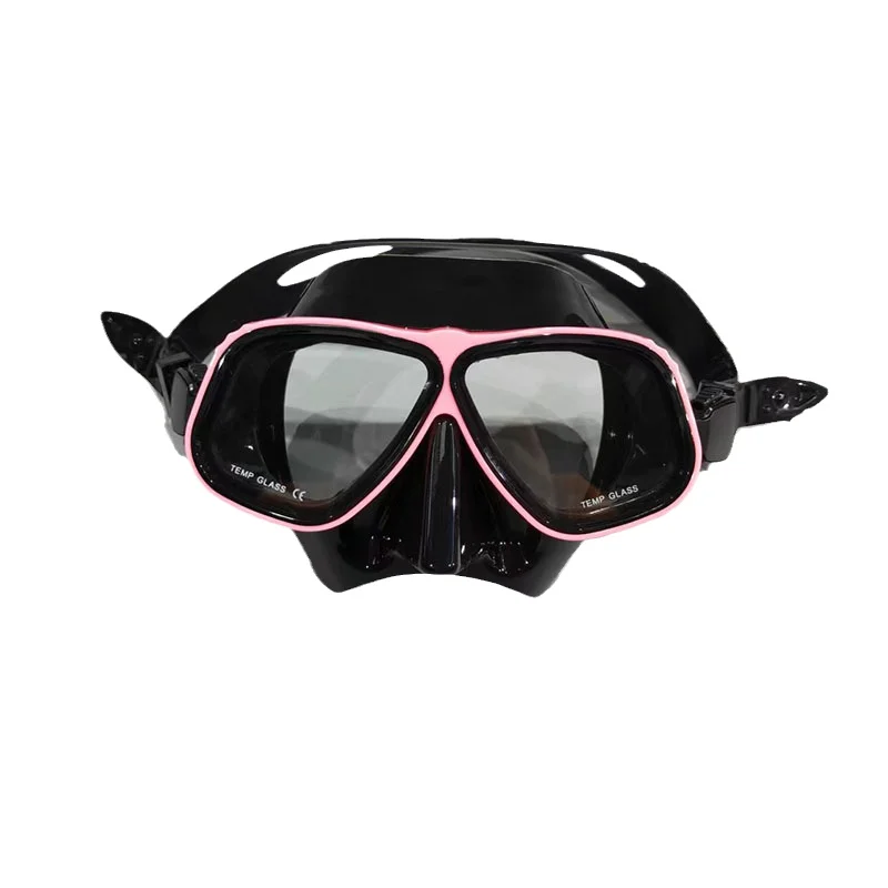 Diving mask Plastic-alloy frame scuba equipment snorkeling goggles Tempered glass 6