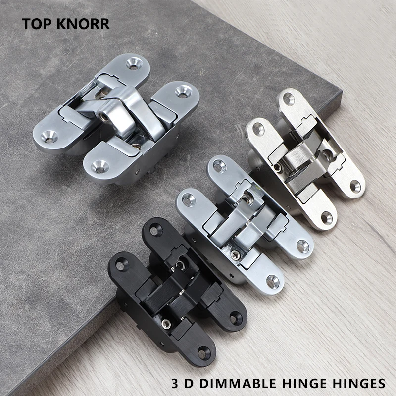 Invisible Door Hinge Interior Door Wooden Hidden Cross Hinge Three-Dimensional Adjustable Cross Adjustable