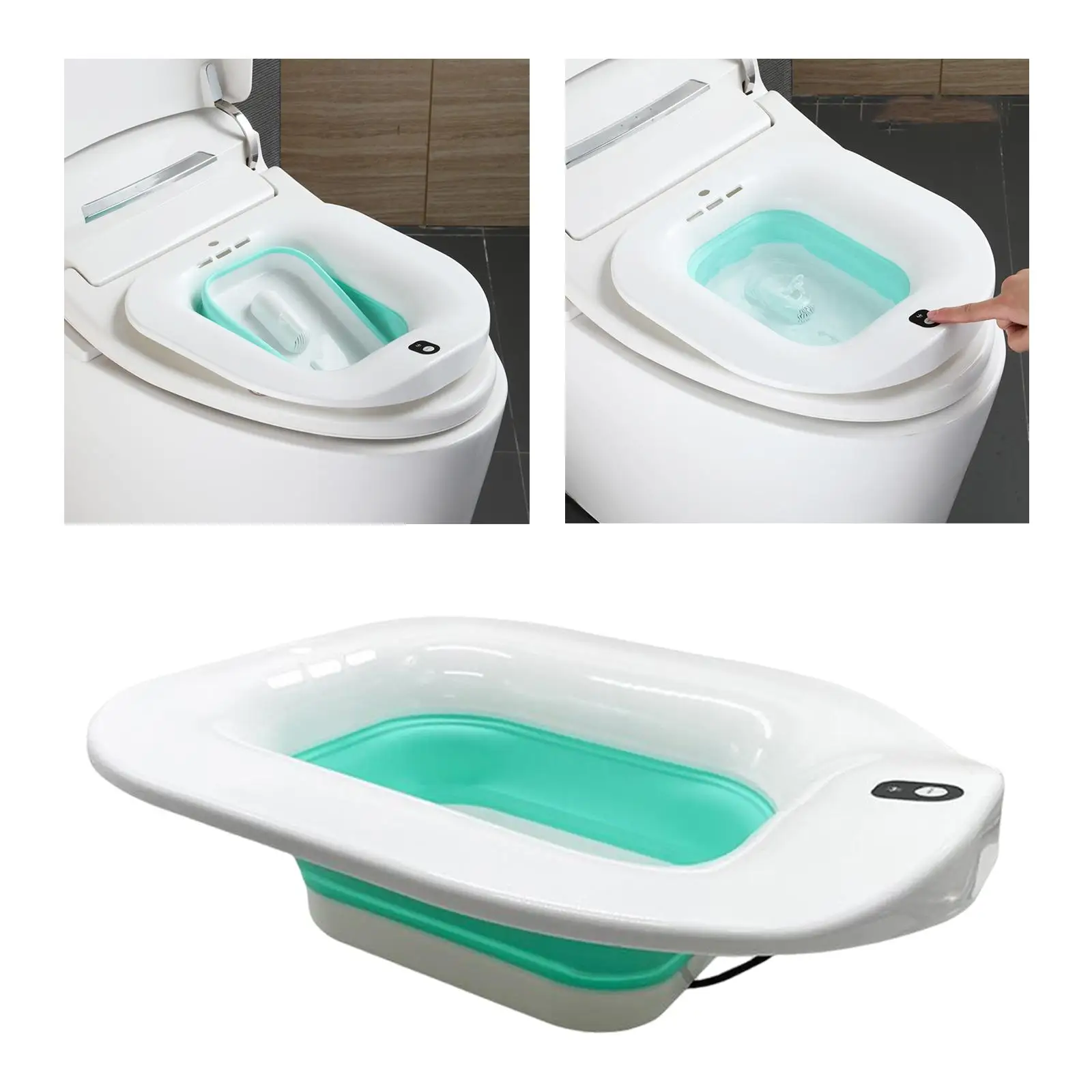Electric Bath Tub Basin Bidet Steam Seat Cleansing for Cleanse Soothes