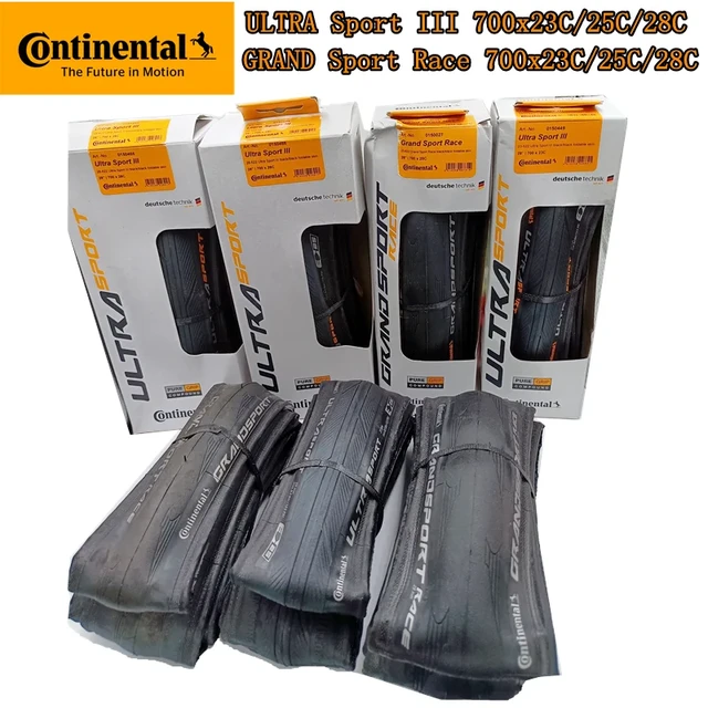 Llanta de carretera Continental ULTRA SPORT II III y GRAND Sport Race 700,  llanta plegable 23c 25c28C, 1 par - AliExpress