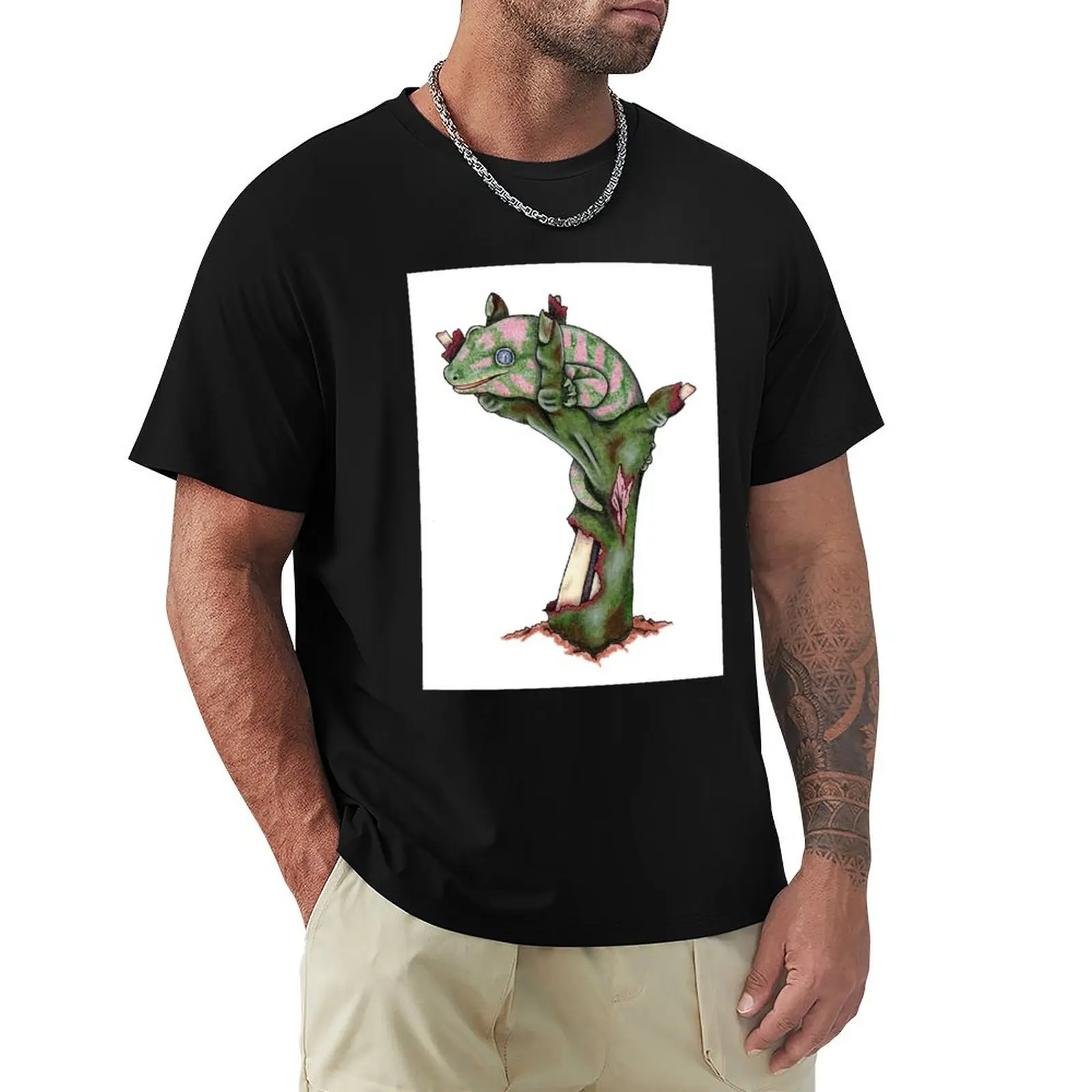 

Zombie Leachie T-Shirt funnys oversized clothes for men