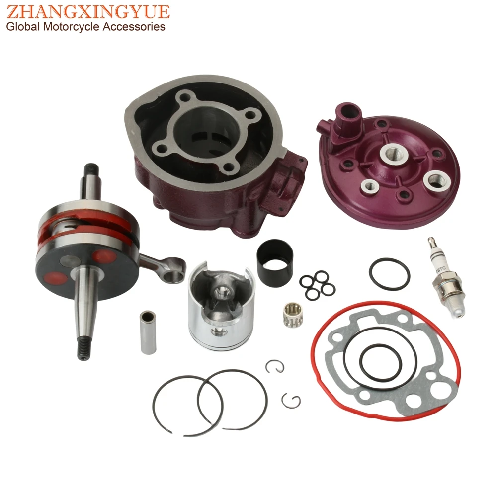 Moto 49Mm 90Cc Big Bore Cilindro Kit E Racing Albero Motore Per Peugeot Nk7 Xp6 Xp7 Xps Xr6 Xr7 50 Lc 2T Am6 Minarelli Engine