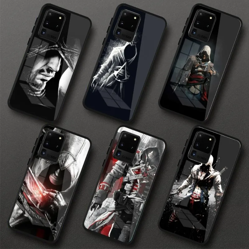 A-Assassins Creed Smart Phone Case Per Samung S23 S22 S21 Pro Ultra A13 A33 A53 Note 20 Pc Cover Per Telefono In Vetro Funda