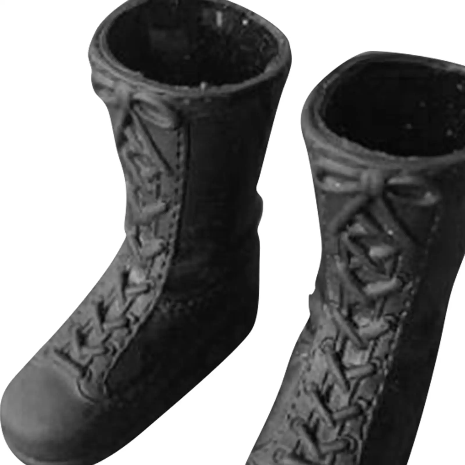 1/6 Scale Mid Calf Boots Fashion Retro Casual Female Figure Boots Costume for 12`` inch Female Soldier