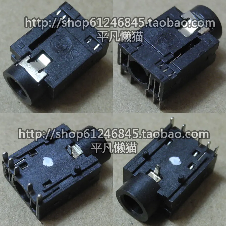 

Free shipping For apply new samsung lenovo, HP and other audio hole black AJ095 headphones audio interface