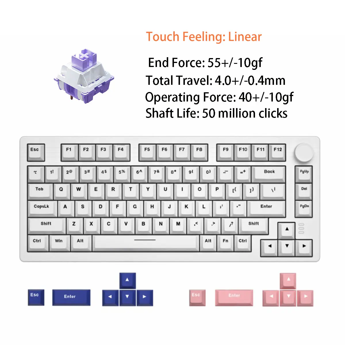 

Wired mechanical keyboard macro game N-key flip keyboard wired keyboard