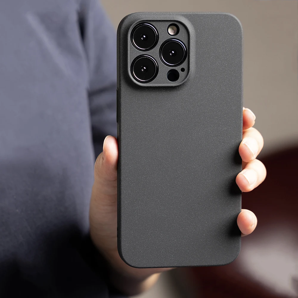 Luxury Sandstone Matte Ultra-Thin Hard Phone Case - Slim PC Bumper Back Cover