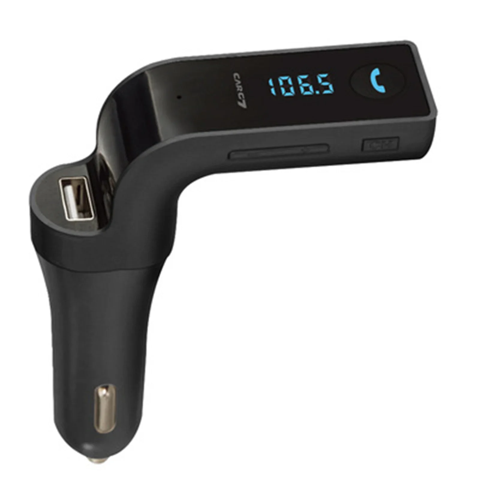 

Multifunctional Car Bluetooth Handsfree Transmitter Kit FM Transmitter USB MP3 Music Player USB Car Cigarette Lighter Modern
