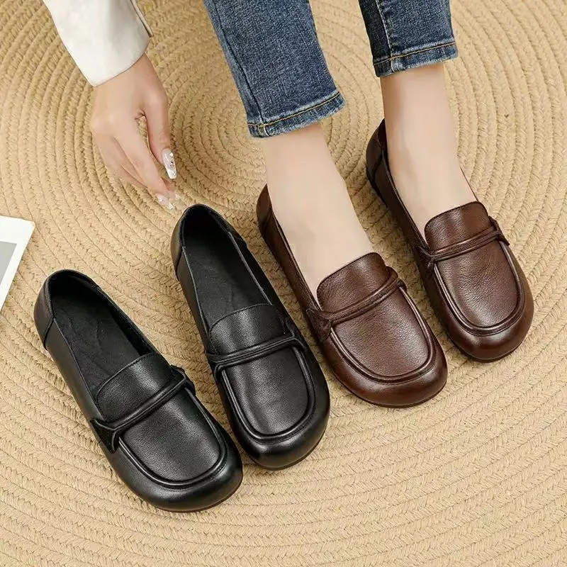 

Flats Casual Women's Loafers Medical Shoes for 2023 Barefoot Comfortable Moccasin Woman Soft Sandals Spring Summer Free Shipping